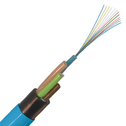 72C Outdoor Loose Tube 9um Single Mode Cable Blue
