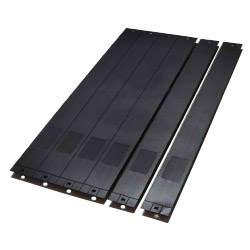 DK 6RU Modular Tooless Blankpanel Black (from 1 to 6 RU)