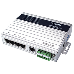 Industrial 5-port Power Over Ethernet Switch JetNet 3705