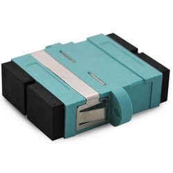 Adaptor MM SC Duplex Aqua OM3