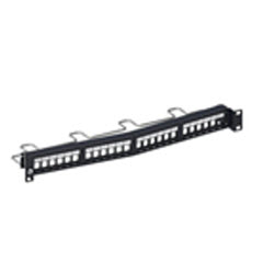 24 port Angled Unloaded SL Series patch Panel