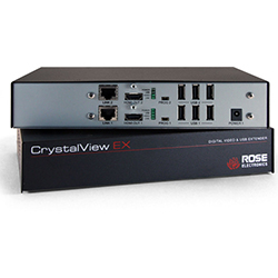 CrystalView HD6 Rack, Triple KVM Extender, 3xHDMI, 3xUSB2.0, 1920×1200, CAT5e, 330Ft, 100m