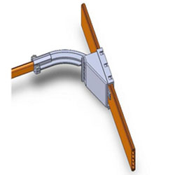 This fitting allows VDC1-FD (designed around flat drop cable) to connect to an individual channel of the VDC5 conduit