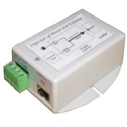 Single Port 9-36VDC Input, 48VDC 16.8 Watt, 802.3af