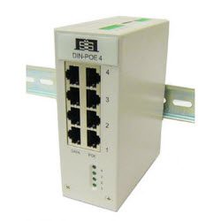 4 x GB Port PoE 44-57VDC, 35 Watts per port, 802.3af/at