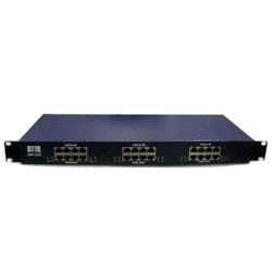 MIT-412-24 Rack mounted 12-port 24V 1A Gigabit PoE Injector, Non-802.3af Compliant, with surge protection