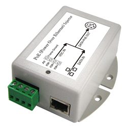 DC/DC Gigabit PoE Injector with 10-36V DC Input Voltage and 24V/0.8A Maximum Load