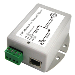 DC/DC Gigabit PoE Injector with 40-60V DC Input Voltage and 24V/1A Maximum Load