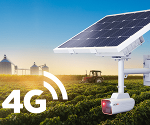 Surveillance Camera with AI, 4G, Battery & Solar Charging