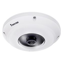 Outdoor Vandal Proof, 5M, 30fps, H.265/H.264/MJPEG, f1.47mm Fisheye Lens