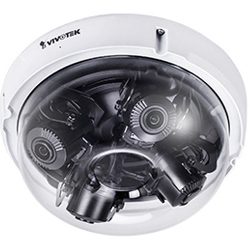 Outdoor Vandal Dome, 12M Multi-Sensor Adjustable, (4x3M Sensors)