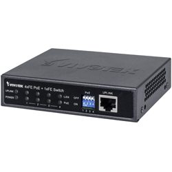 4xFE PoE + 1xFE High Power PoE Switch with max 52w/port output