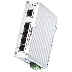 Industrial 5-port Compact Fast Ethernet Fiber Switch JetNet 2005f