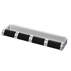 DK Fibre-Optic 1U 19" Cable | Management Panel