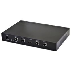 4-port Video Splitter + 4 x RX (CATx) Receivers. HDMI to 1920x1080p, CATx Cable Distance to 165ft (50m)