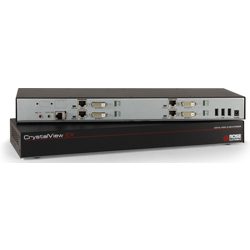 CrystalView EX6 Video-Only, Dual Head KVM Extender, 2xDVI, 1920x1200, CAT5e, 330Ft, 100m