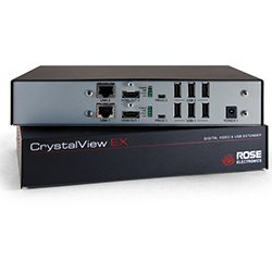 CrystalView HD6 Rack, Triple KVM Extender, 3xHDMI, 3xUSB2.0, 1920x1200, CAT5e, 330Ft, 100m