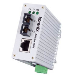 JetCon 1301-m Industrial Ethernet to SC MM Fibre Converter