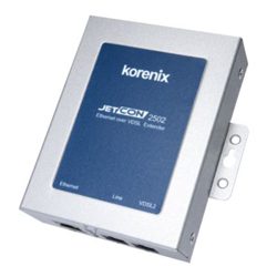 JetCon 2502-EU600 Industrial Ethernet over VDSL2 Converter