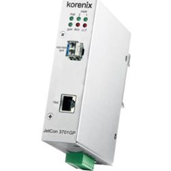JetCon 3701GP-U Ethernet to SFP Media Converter, 802.3bt PoE