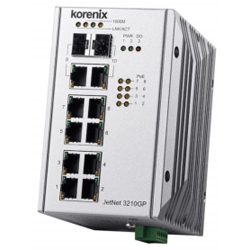 JetNet 3210GP-2C Industrial Unmanaged PoE Switch with Combo SFP, DC Boost