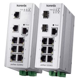 JetNet 5208G-2F Managed Switch with SFP