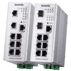 JetNet 5208GP8G Managed PoE Switch
