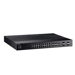 Industrial JetNet6528Gf 24x Gb 4x 1Gb SFP L3 Rack Mount, 720 Watt PoE