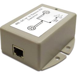 12W DC/DC PoE Converter with 48V DC PoE Input and 12/24V Switchable Output Voltages