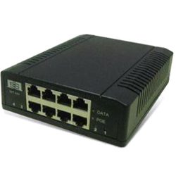 MIT-4X4D 4 port 48V PoE Injector with 48V 0.35A per port and surge protection