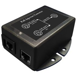 DC/DC Gigabit PoE Injector combine 2 802.3af PoE to 802.3at PoE