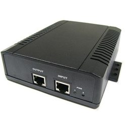 56V/112W Ultra High-power Gigabit PoE Injector with 48V DC Input, -40C~+70C, 802.3bt compliant