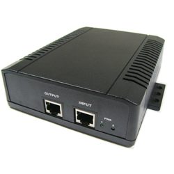 56V/112W Ultra High-power Gigabit PoE Injector with 48V DC Input, -40C~+70C, output on 4 pairs (1278-,3645+)