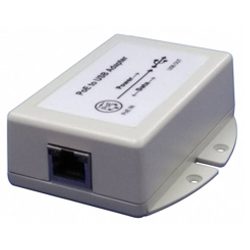 PoE to USB 3.0 Adapter/Charger, 802.3af/at PoE Input, 5V 2.4A USB 3.0 power +data Output