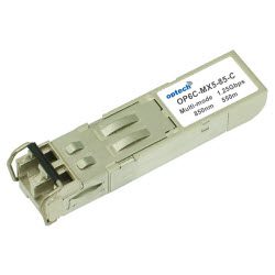 1.25Gbps SFP, MMF, 850nm, LC, 2klm Reach +70 Deg C