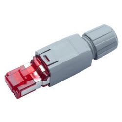 Plug FM45 Cat.6A shielded or unshielded AWG22 to 26 IP20 plastic housing