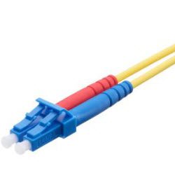 Patch cord FO, LC-Duplex PC/UPC Grade C - LC-Duplex PC/UPC Grade C, Singlemode OS2 G.657.A2, Duplex Figur 8 (2.0 x 4.2), FRLSZH, 3m