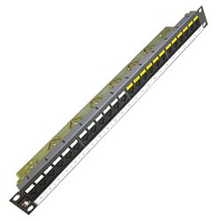 24 Port Powercat 6 Patch Panel, 568A/B, 1U