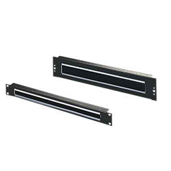 Brushstrip Cable Entry Panel 1RU RAL9005