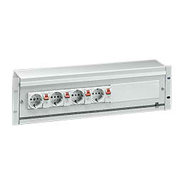 DK7480 Power Box 3U RAL 7035 DK Energy Box, 3U