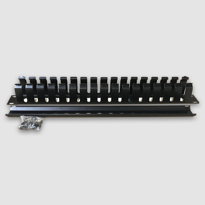 1RU Slotted Cable Management