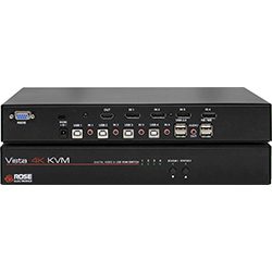 Vista DP, 4 Port DisplayPort KVM Switch, DP Input, DP Output, USB2.0, Audio