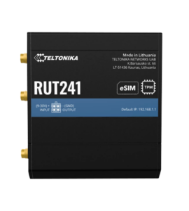 RUT241 eSIM 4G (Cat4) Industrial Router