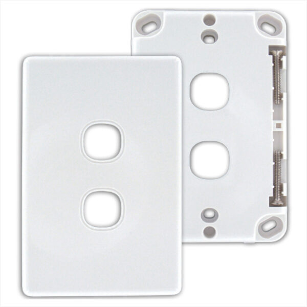 1 Port Wall Plate - White - Image 5