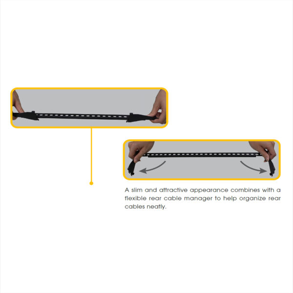 24 Port STP Unloaded Patch Panel w/Rear Cable Minder - Image 7
