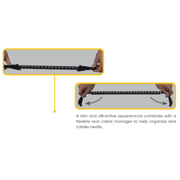 24 Port STP Unloaded Patch Panel w/Rear Cable Minder - Image 5