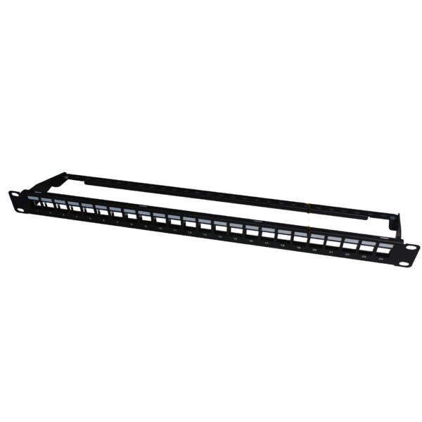 24 Port STP Unloaded Patch Panel w/Rear Cable Minder - Image 3