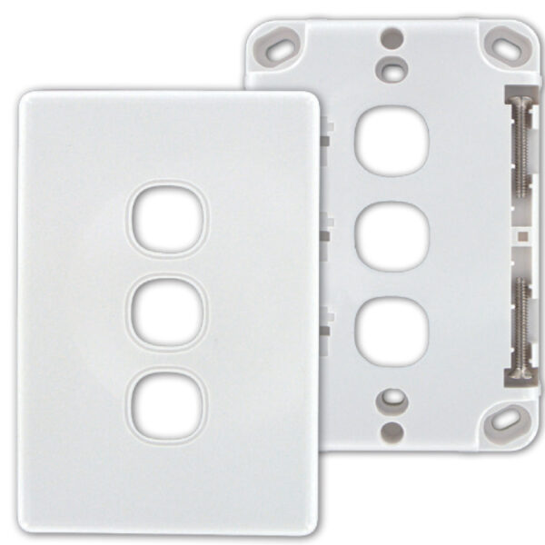 1 Port Wall Plate - White - Image 4