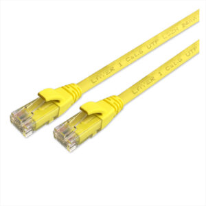 Cat 6 UTP RJ45 LSZH Copper Patch Lead 0.5m - Yellow