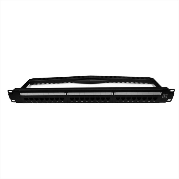 Cat 6 UTP Loaded Patch Panel w/Rear Cable Minder